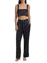 Beautiful Silk Lounge Crop Top