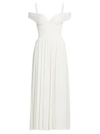 Amarantha Off-the-Shoulder Midi-Dress