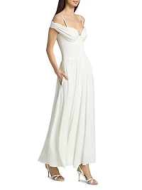 Amarantha Off-the-Shoulder Midi-Dress