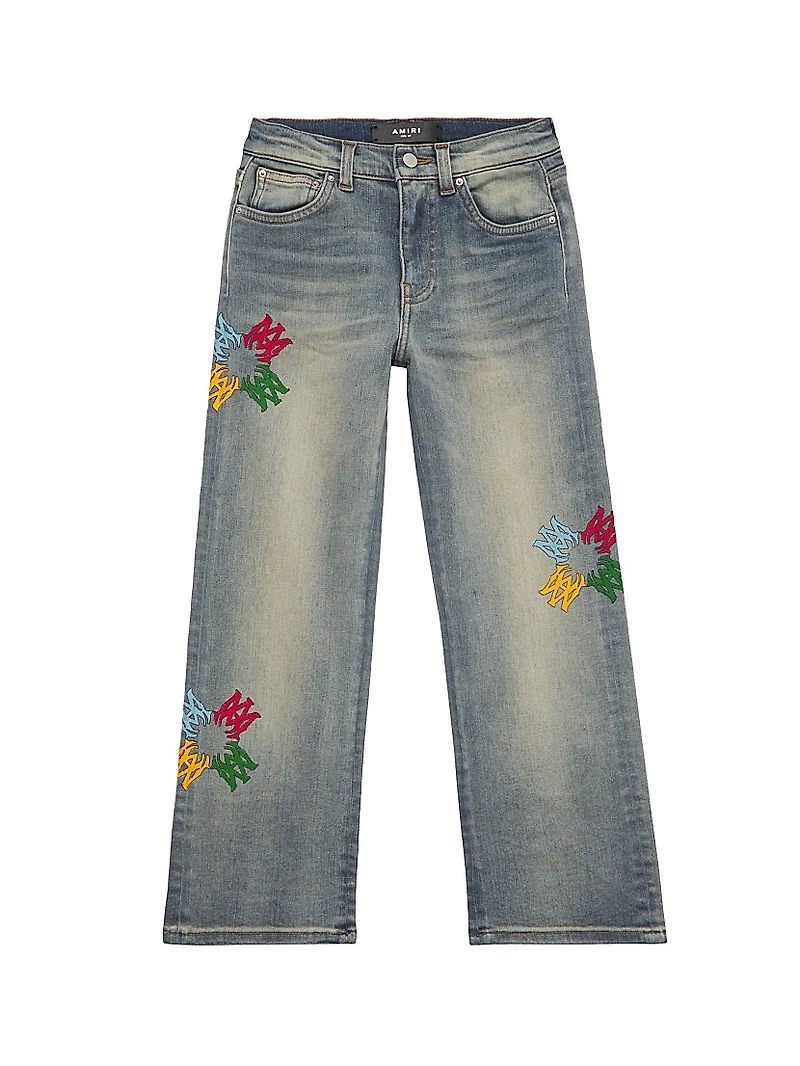Little Boy's & Quad Scribble Jeans