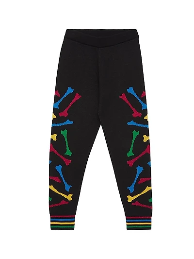 Little Boy's & Boys Bones Stacked Sweatpants