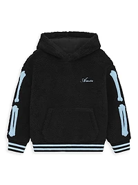 Little Boy's & Bones Sherpa Fleece Hoodie