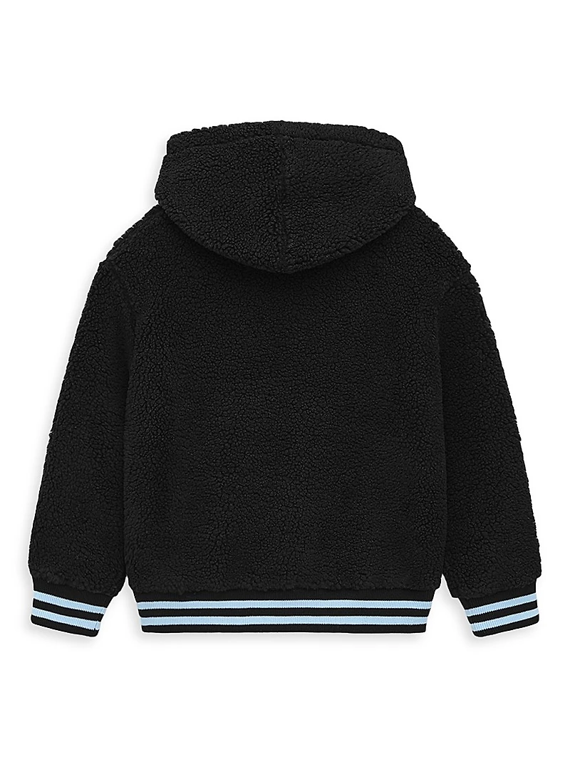 Little Boy's & Bones Sherpa Fleece Hoodie