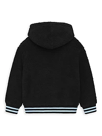 Little Boy's & Bones Sherpa Fleece Hoodie
