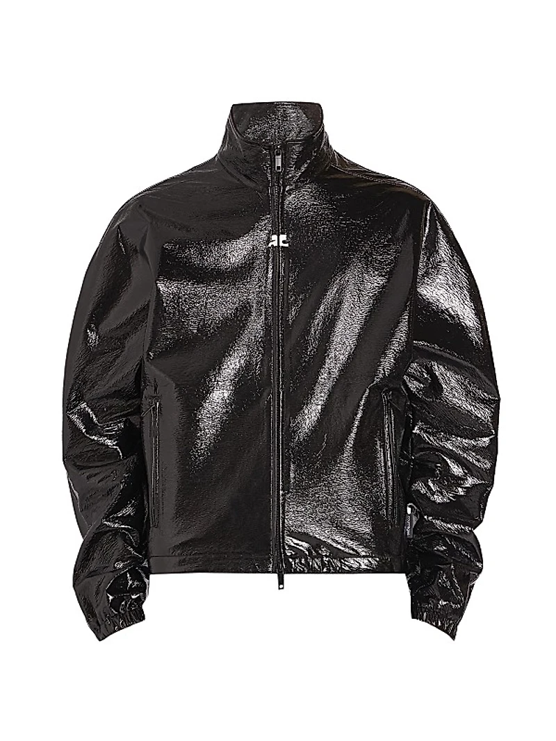Vinyl Tracksuit Jacket