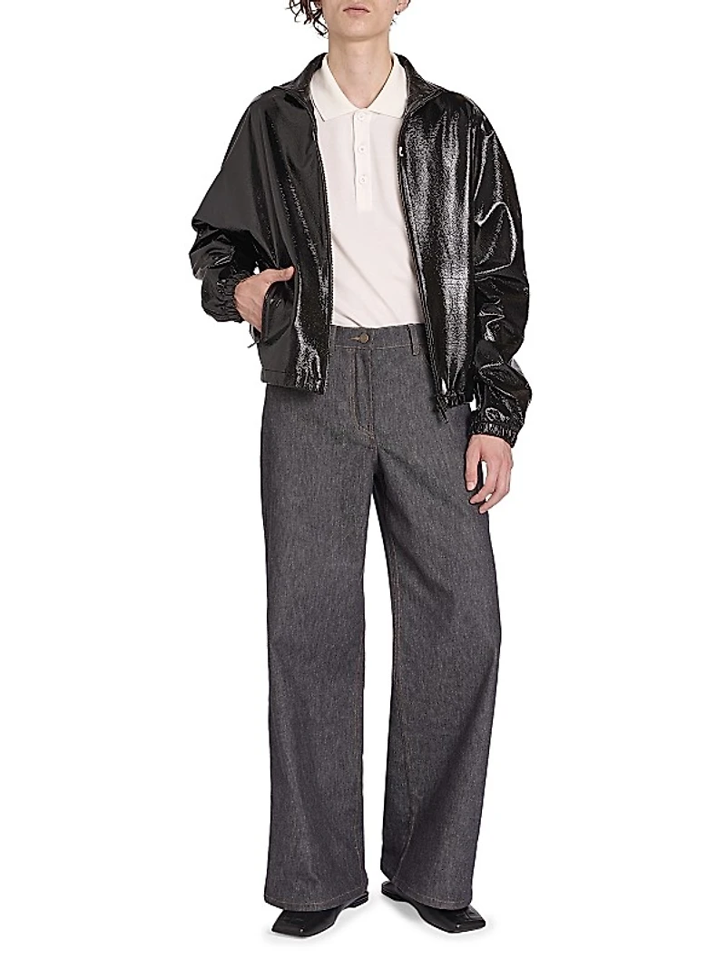 Vinyl Tracksuit Jacket