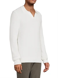 Craftsman Rib Johnny Collar Sweater