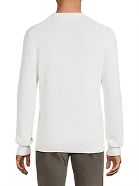 Craftsman Rib Johnny Collar Sweater