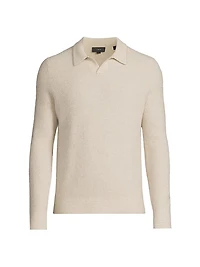 Thermal Cashmere V-Neck Sweater