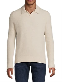 Thermal Cashmere V-Neck Sweater