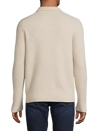 Thermal Cashmere V-Neck Sweater