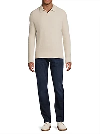 Thermal Cashmere V-Neck Sweater