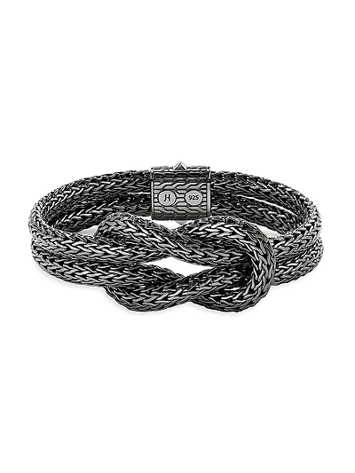 Love Knot Sterling Silver Bracelet