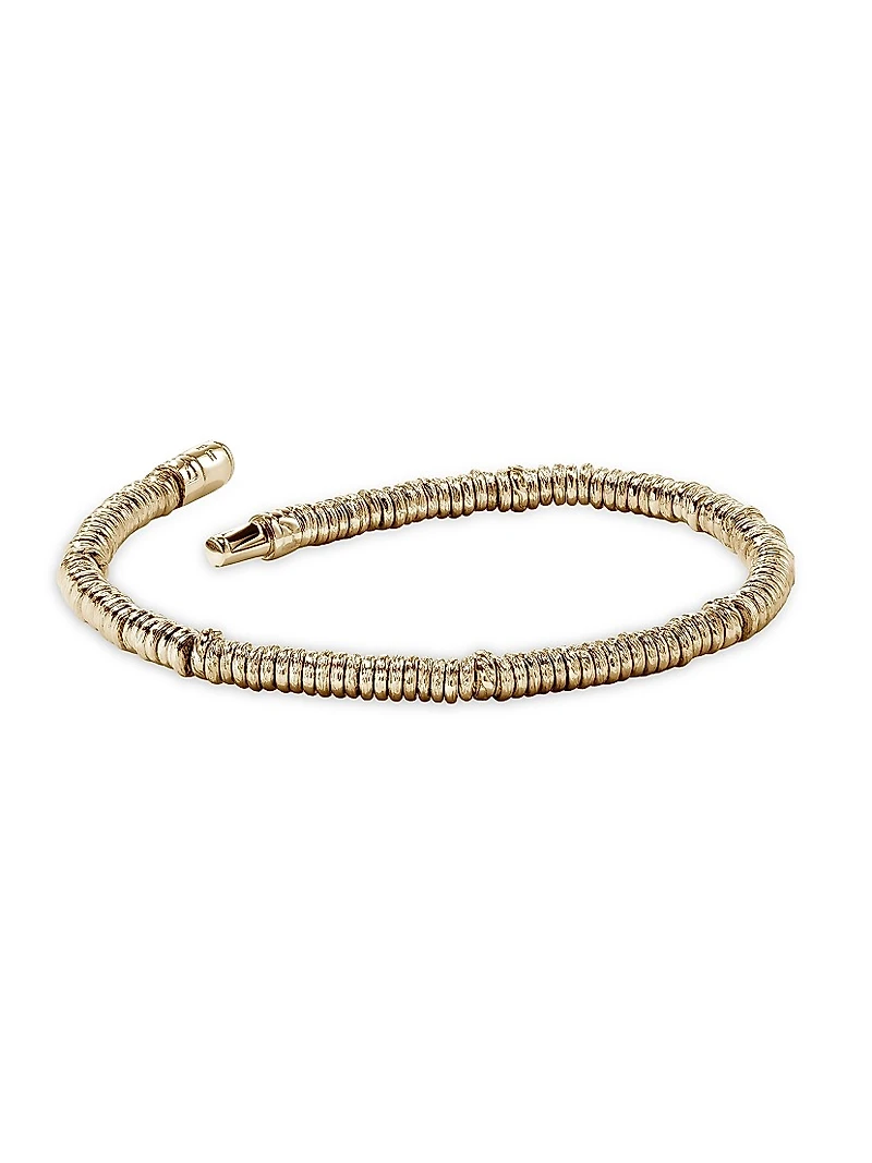 Heishi 14K Yellow Gold Bracelet