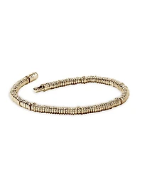 Heishi 14K Yellow Gold Bracelet