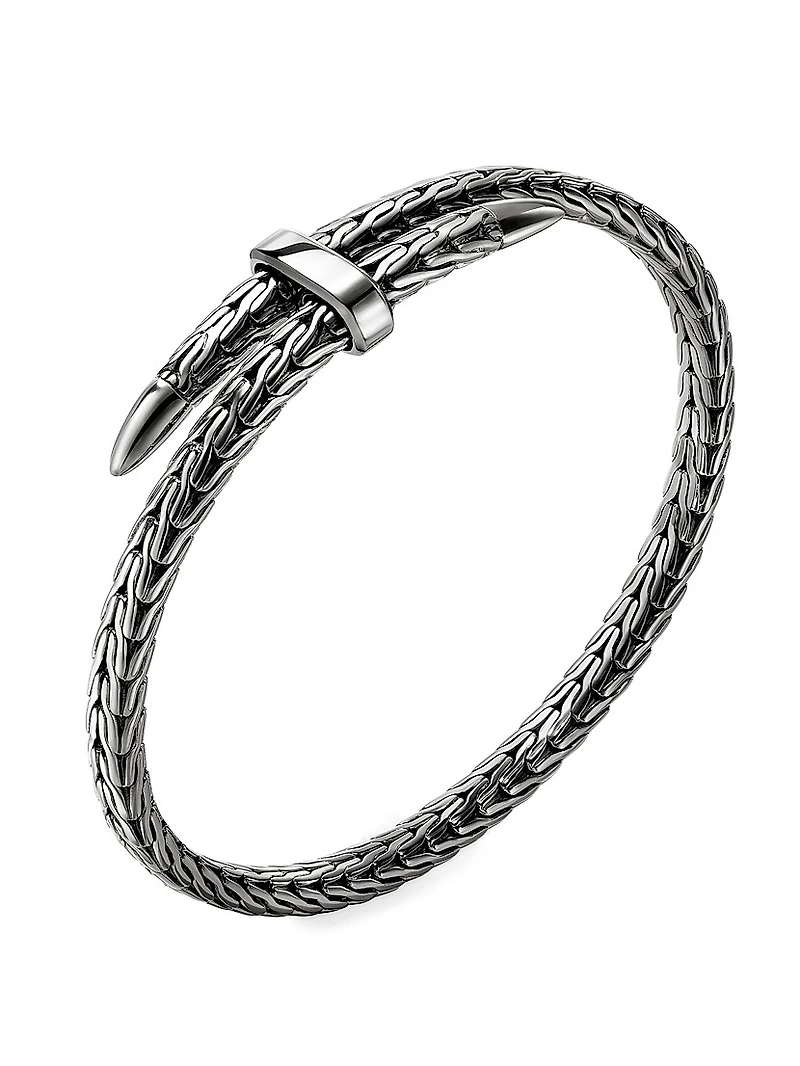 Spear Flex Cuff Sterling Silver Bracelet