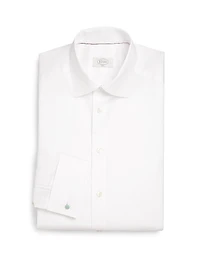 Slim-Fit Cotton Twill Button-Front Shirt