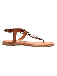 Embellished Flat Sandals