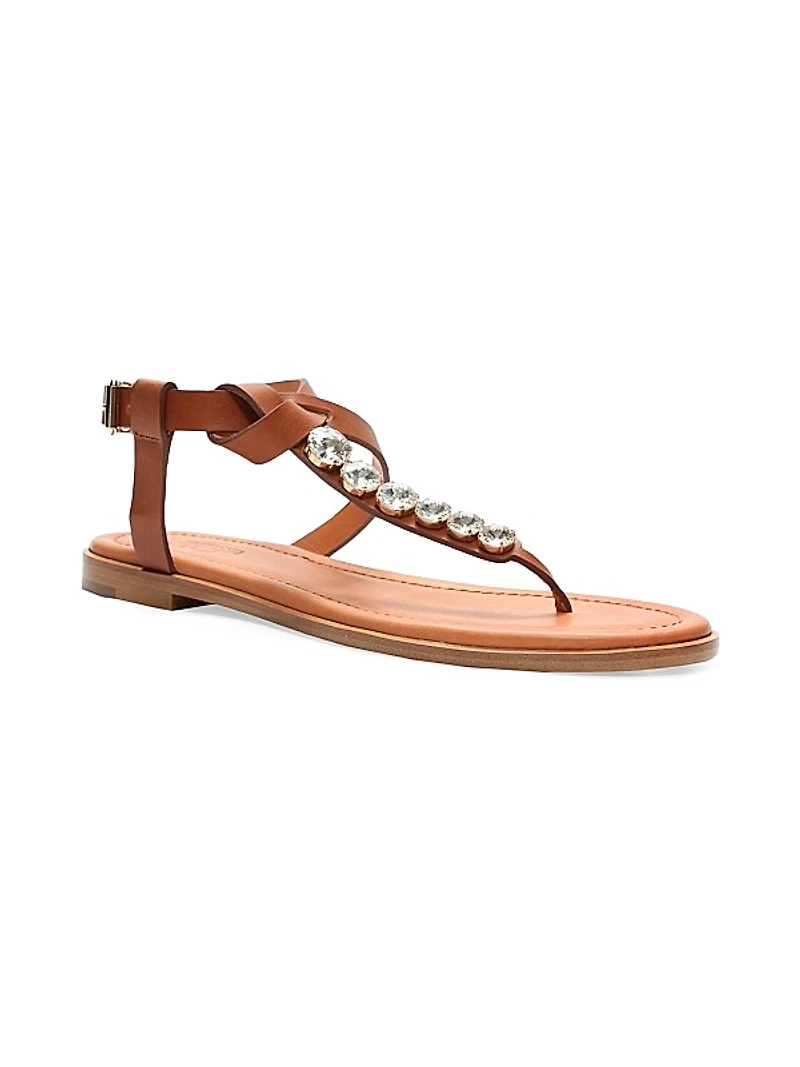 Embellished Flat Sandals