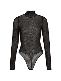 Rosiers Pointelle Lace Bodysuit