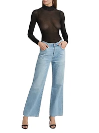 Rosiers Pointelle Lace Bodysuit