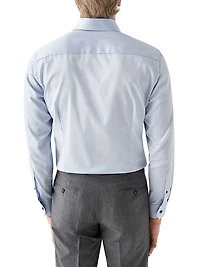 Cotton Twill Contemporary-Fit Button-Front Shirt