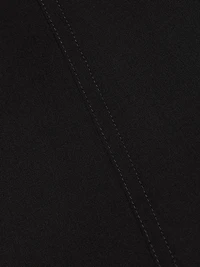 Wool-Blend Asymmetric Midi-Skirt