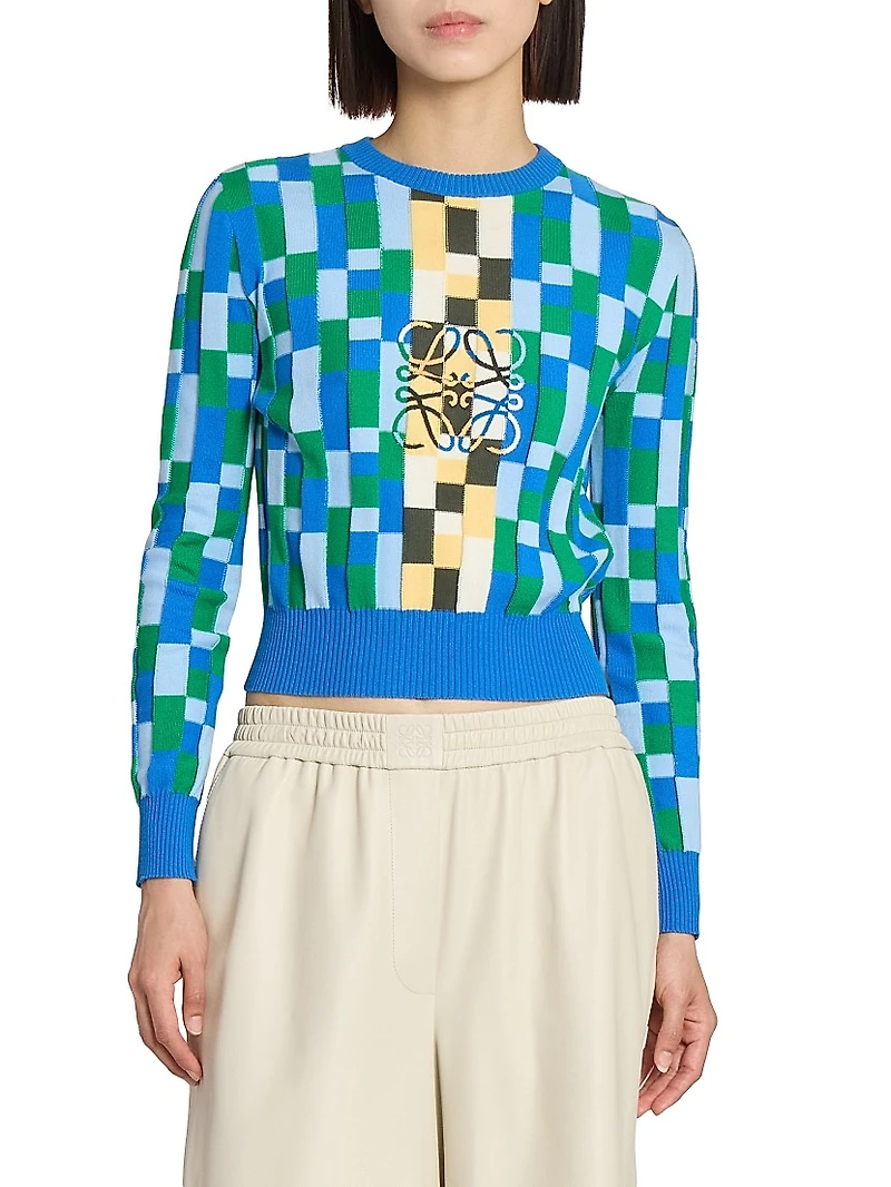 Anagram Cotton Logo Sweater