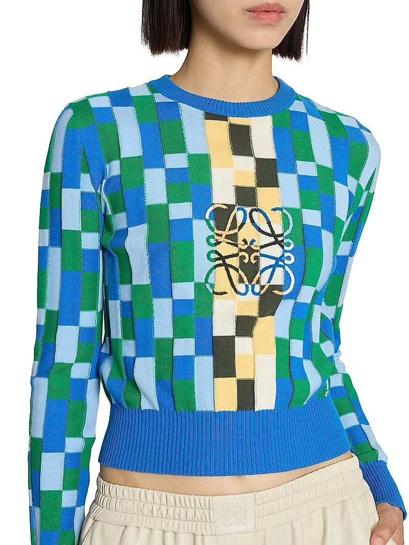 Anagram Cotton Logo Sweater