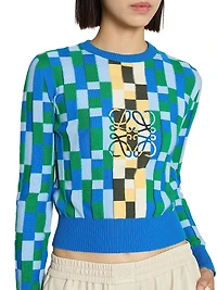 Anagram Cotton Logo Sweater