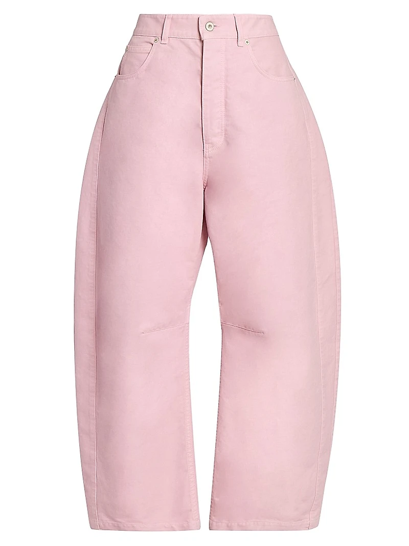 Barrel Mid-Rise Trousers