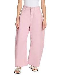 Barrel Mid-Rise Trousers