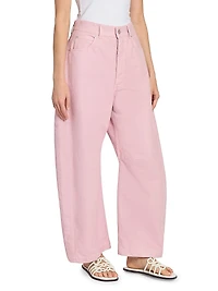 Barrel Mid-Rise Trousers