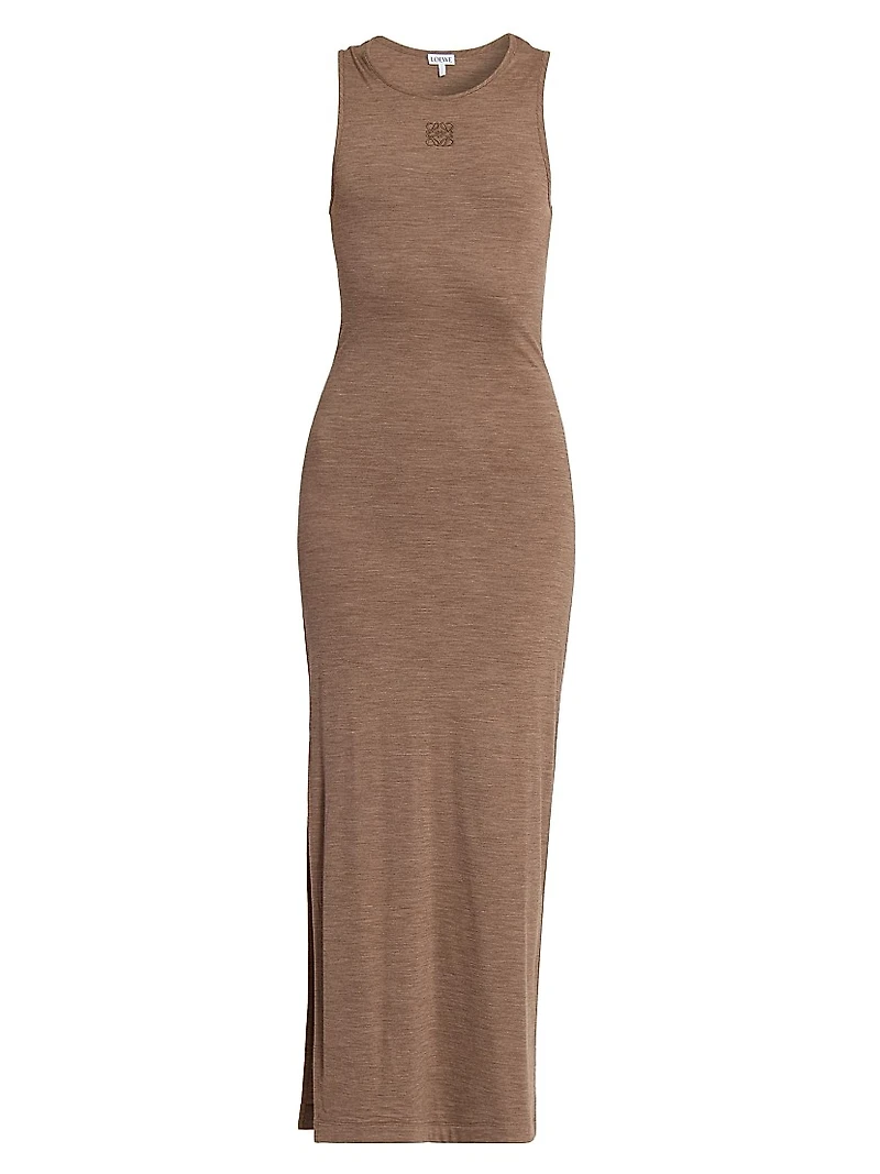 Anagram Stretch-Wool Tank Dress