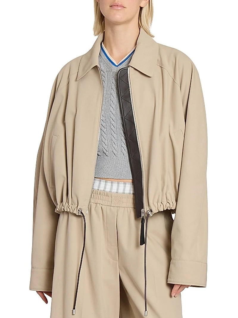 Balloon-Sleeve Jacket