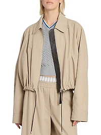 Balloon-Sleeve Jacket