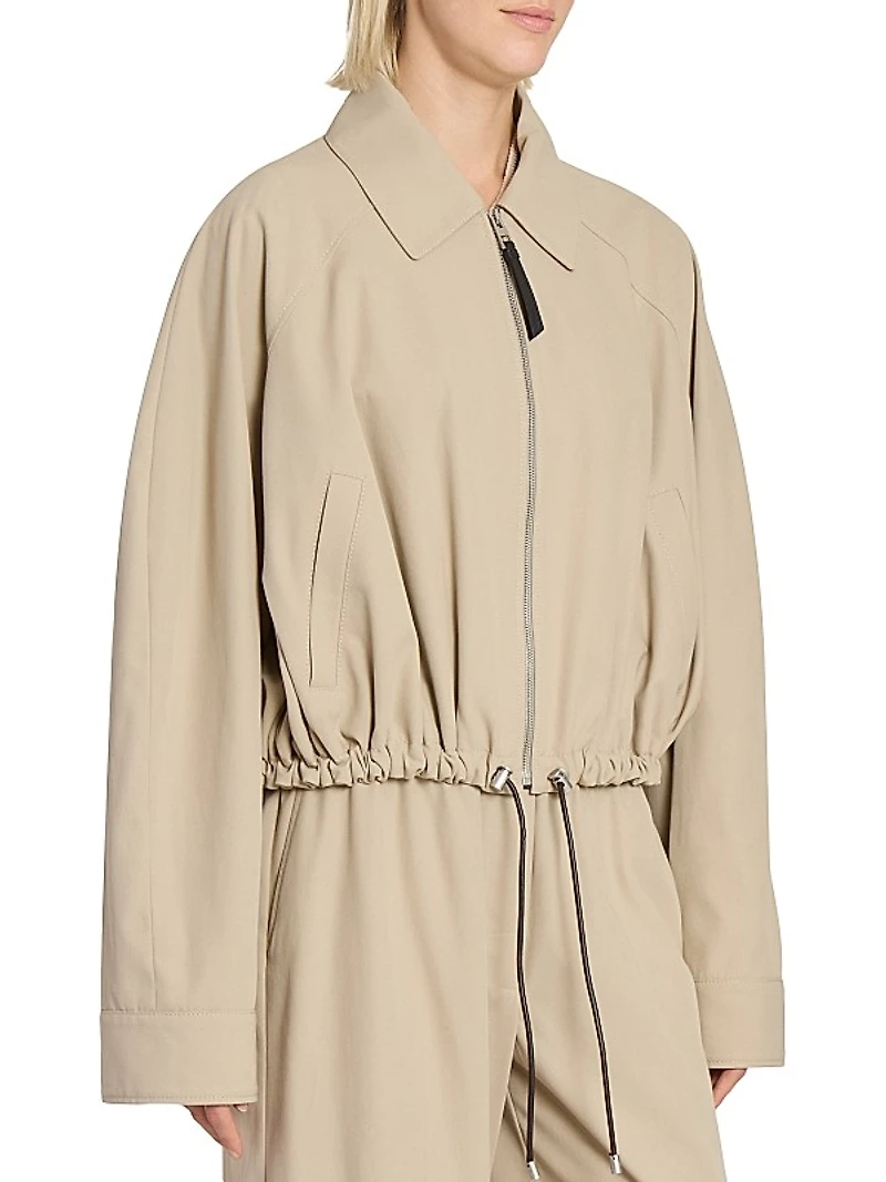 Balloon-Sleeve Jacket