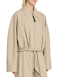 Balloon-Sleeve Jacket