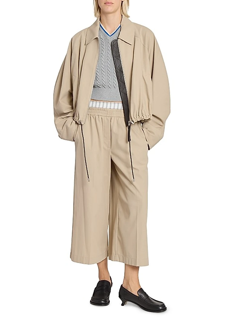 Balloon-Sleeve Jacket