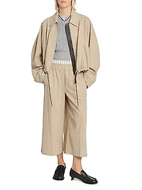 Balloon-Sleeve Jacket