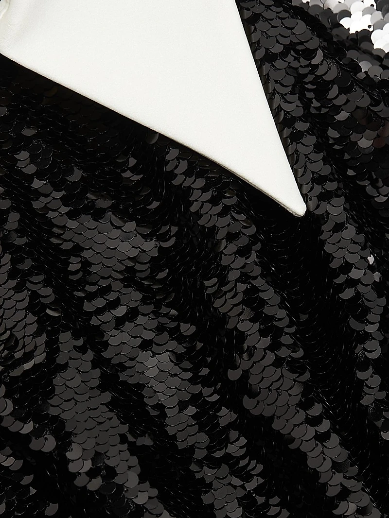 Wednesday Sequined Halterneck Minidress