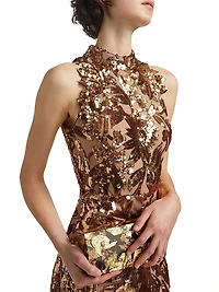 Dahlia Sequined Minidress
