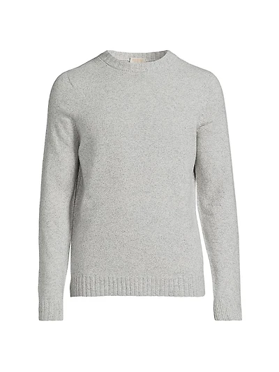 Norfolk Cashmere-Wool Crewneck Sweater