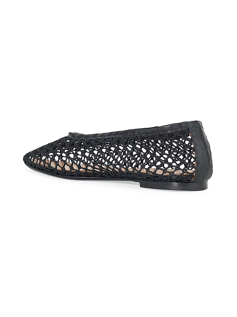 Alba Crocheted Ballet Flats