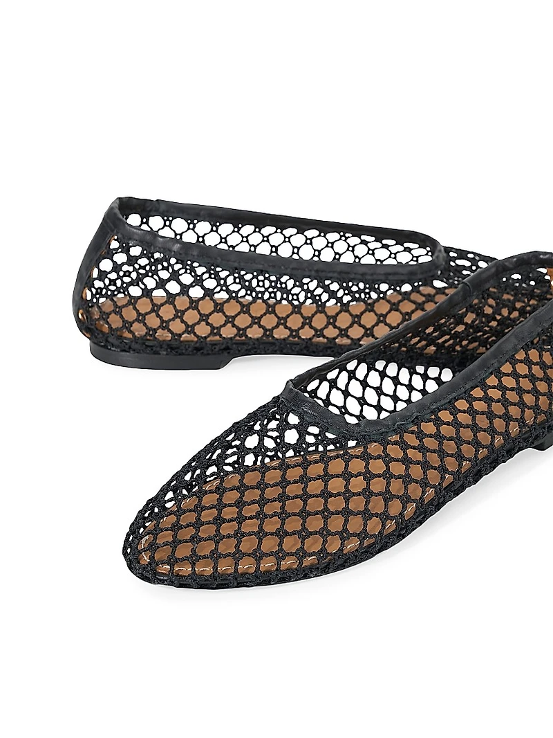 Alba Crocheted Ballet Flats
