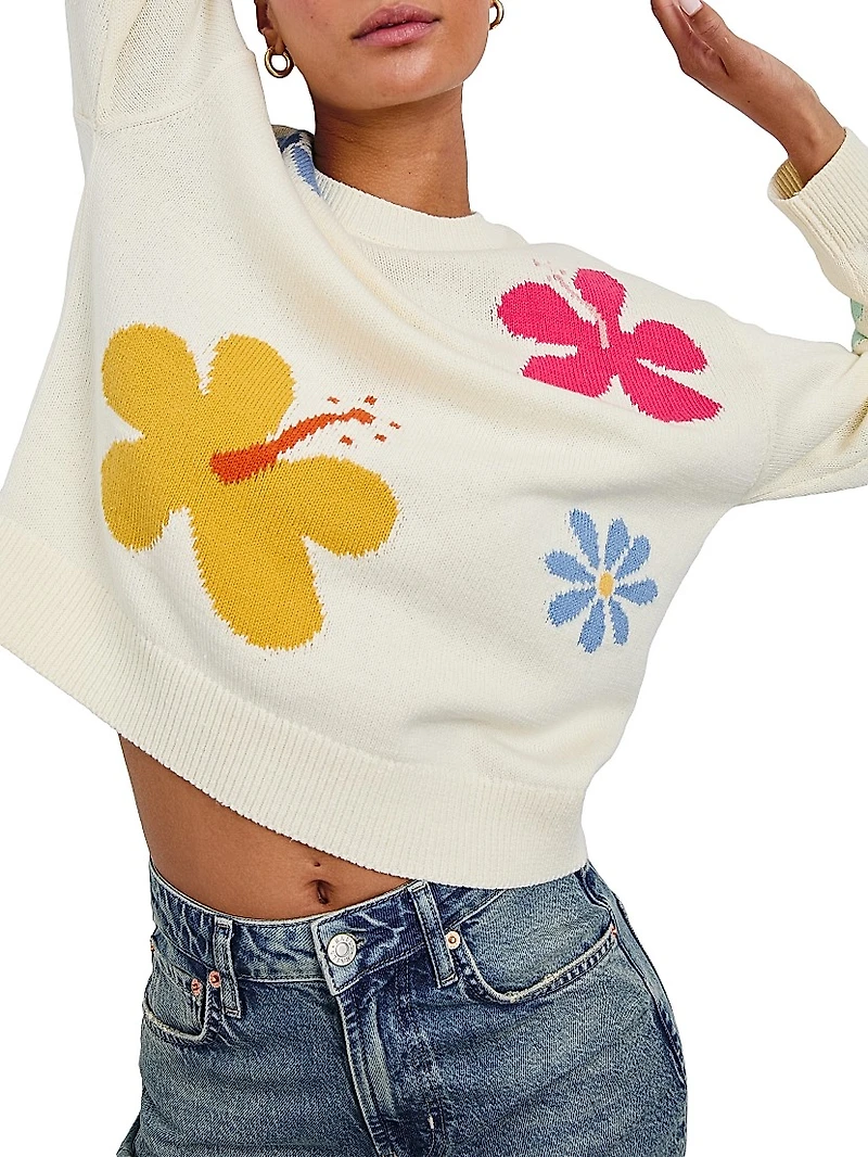 Zoey Floral Sweater