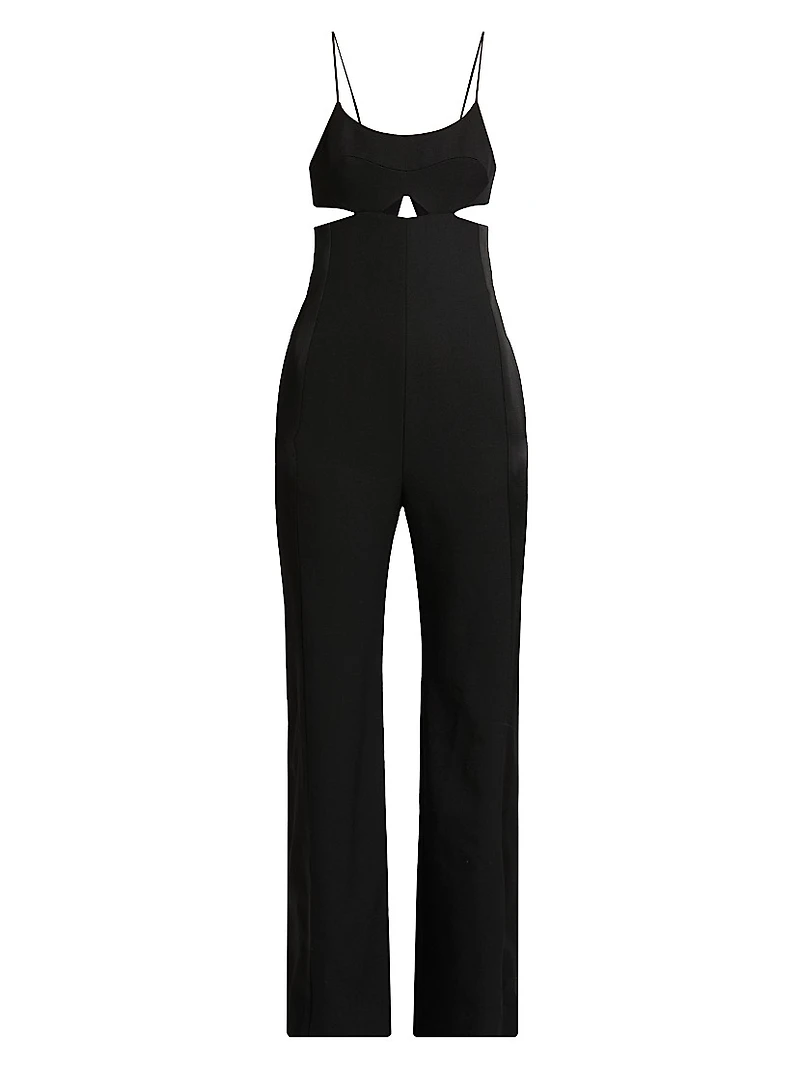 Cut-Out Detail Cami Jumpsuit