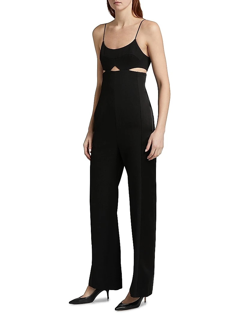 Cut-Out Detail Cami Jumpsuit