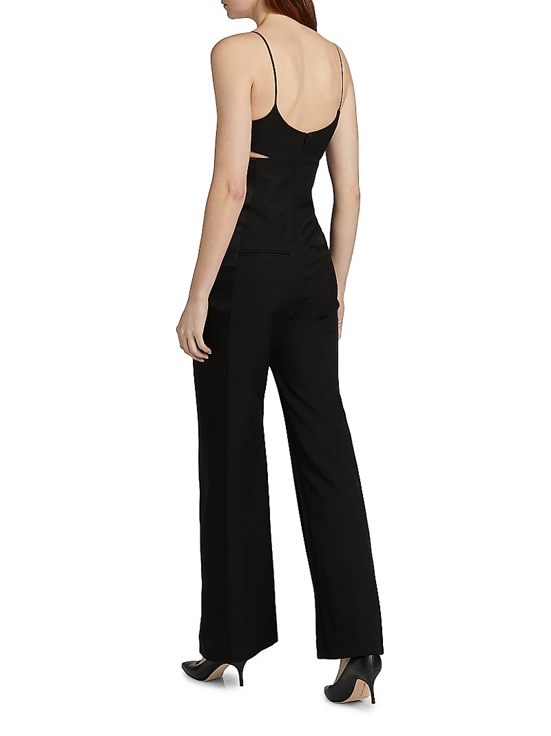 Cut-Out Detail Cami Jumpsuit