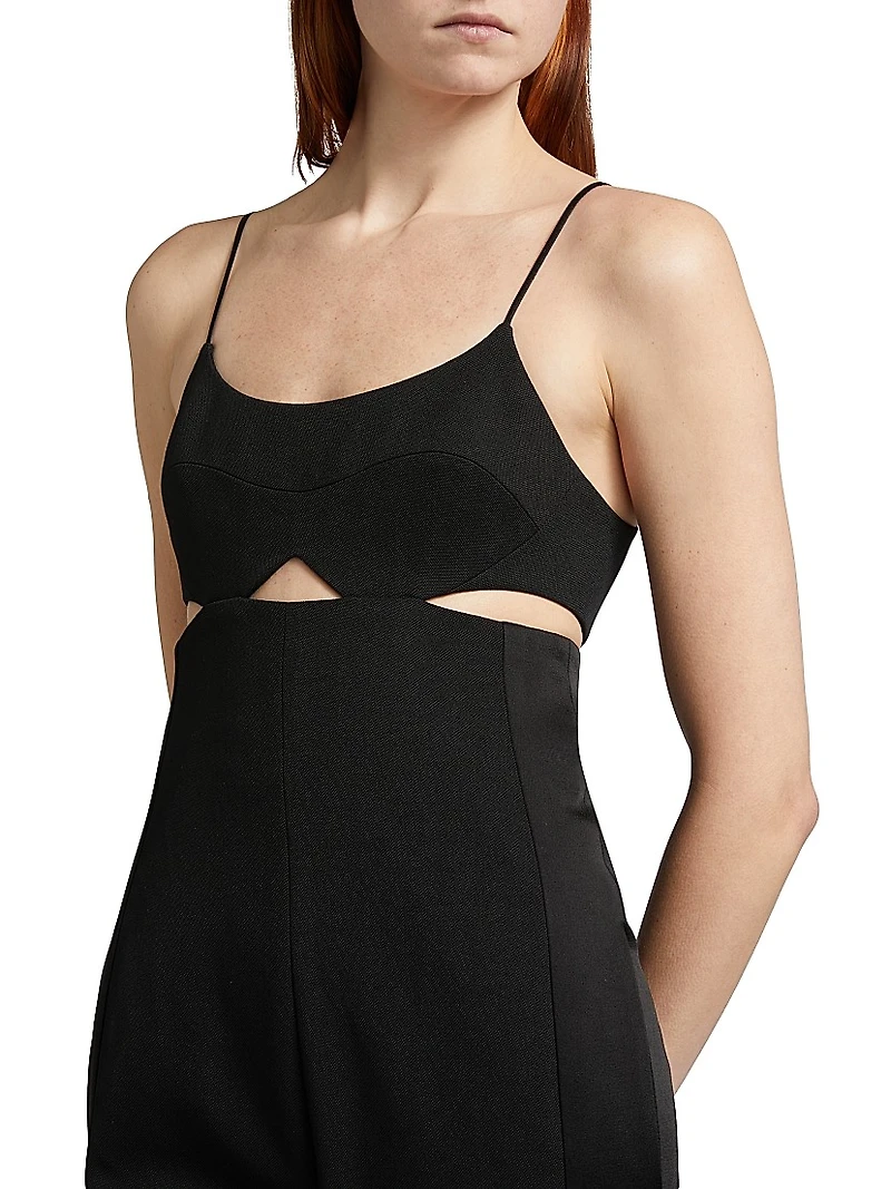 Cut-Out Detail Cami Jumpsuit